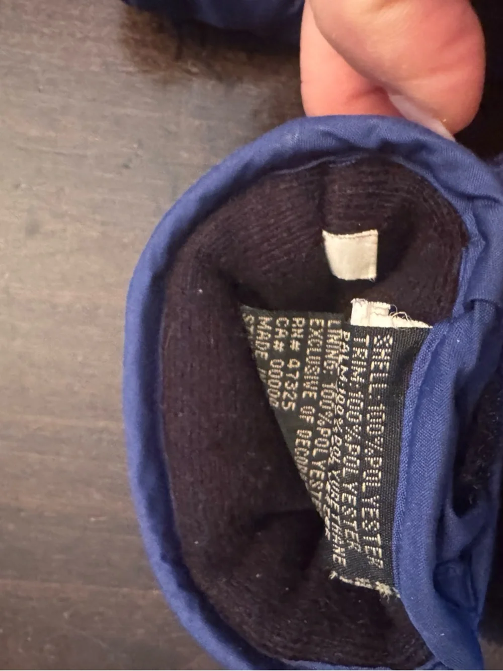 KOMBI Kids Blue and Gray Mittens